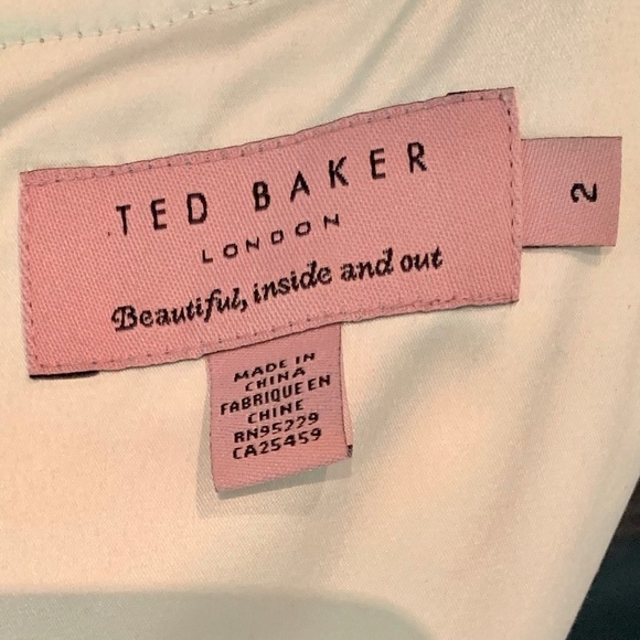 Ted Baker Peplum Dress. Size 2 (US size 8) - Picture 5 of 5